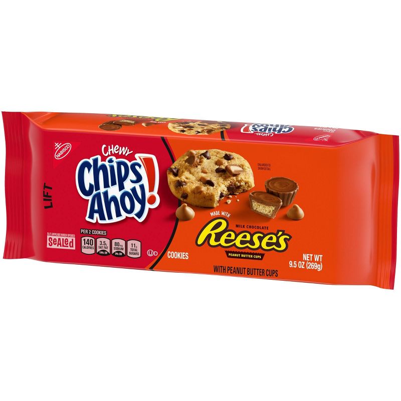 Chips Ahoy! Chewy Chocolate Chip Cookies With Reese's Peanut Butter Cups - 9.5oz