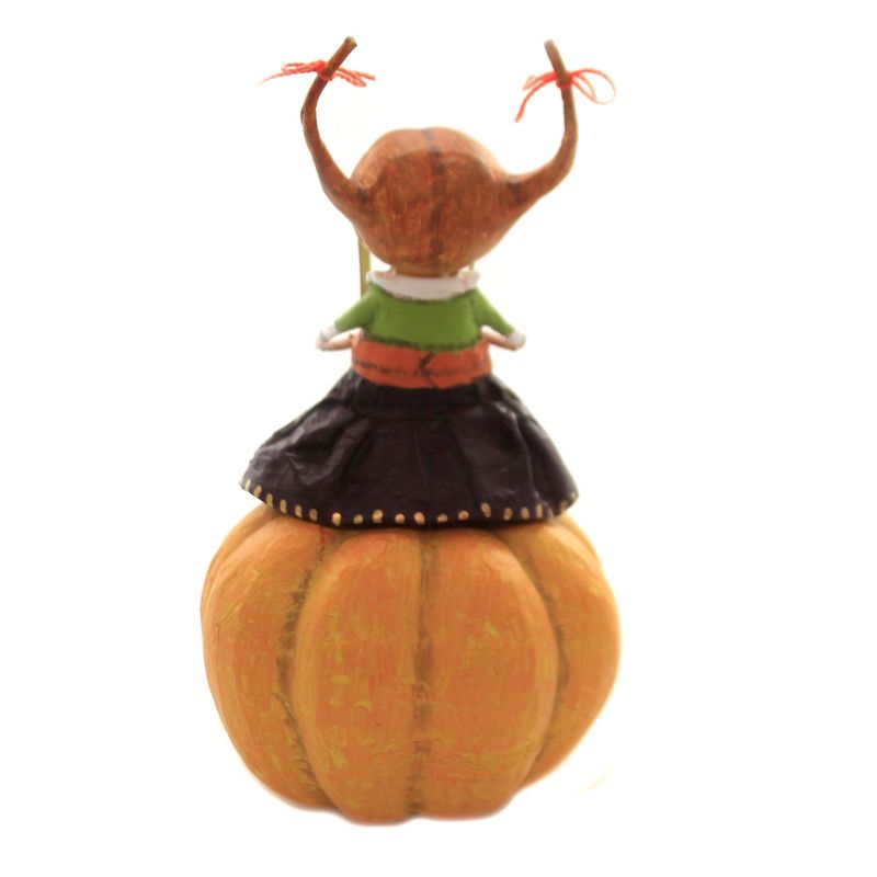 Lori Mitchell 7.0" Prissy Pumpkin Eater Thanksgiving  -  Decorative Figurines
