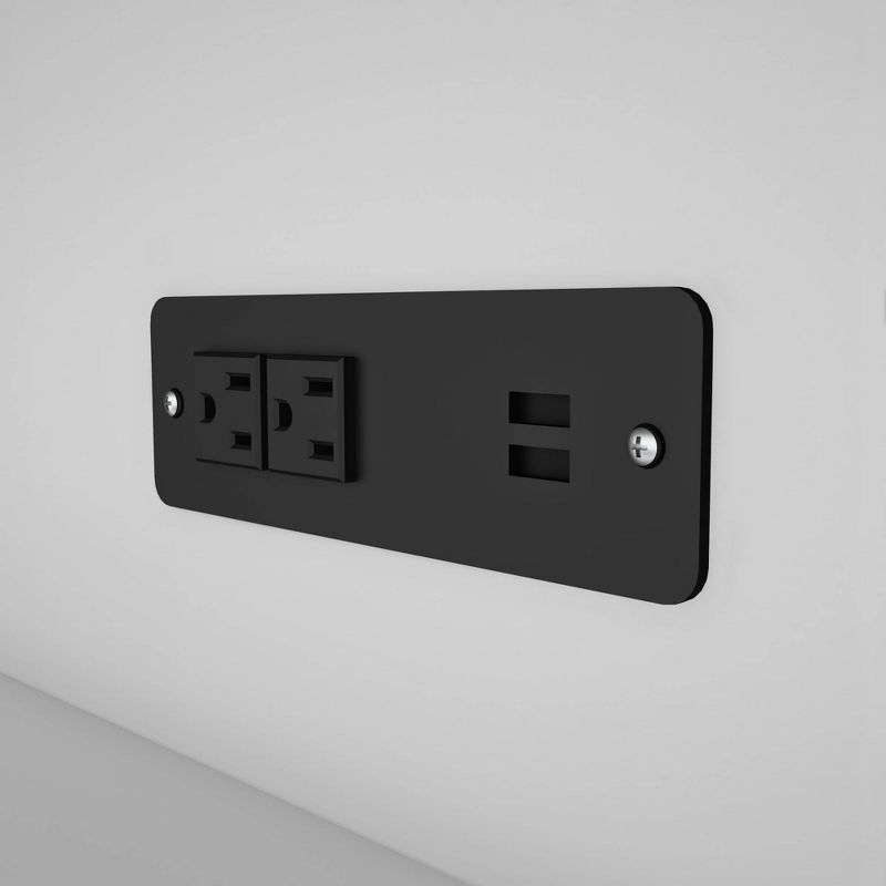 Full Cabinet Bed with Mattress White - Bestar