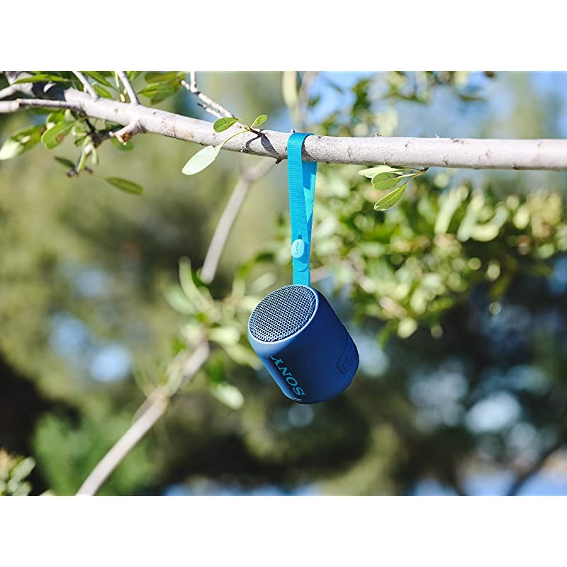 SRS-XB12 Mini Bluetooth Speaker Loud Extra Bass Portable Wireless Speaker with Bluetooth -Loud Audio for Phone Calls- Small Waterproof and Dustproof Travel Music Speakers Blue SRS-XB12/L