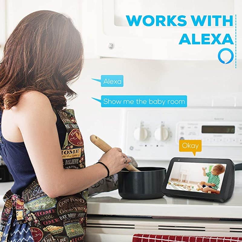 Outdoor Security Camera 3MP Bullet Door Camera IP66 Colorful Night Vision Home Surveillance System Work with Alexa TwoWay Audio Motion Detector AlarmRecording Set of 2