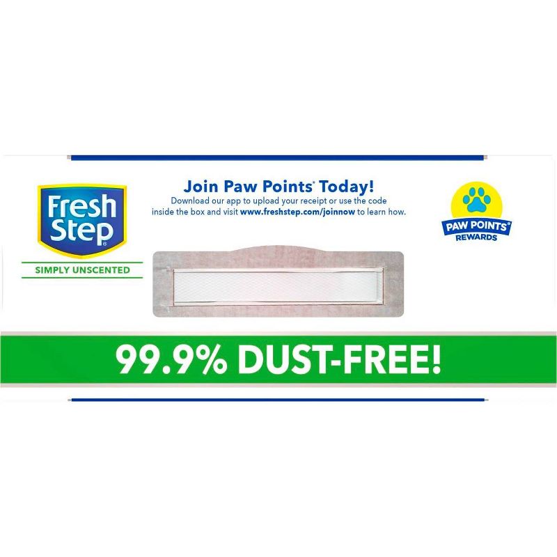 Fresh Step - Simply Unscented Litter - Clumping Cat Litter - 25lbs