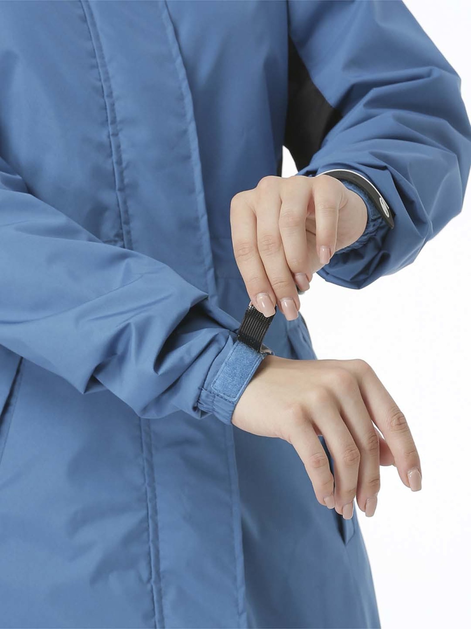 Zeel Navy Regular Fit Rain Jacket