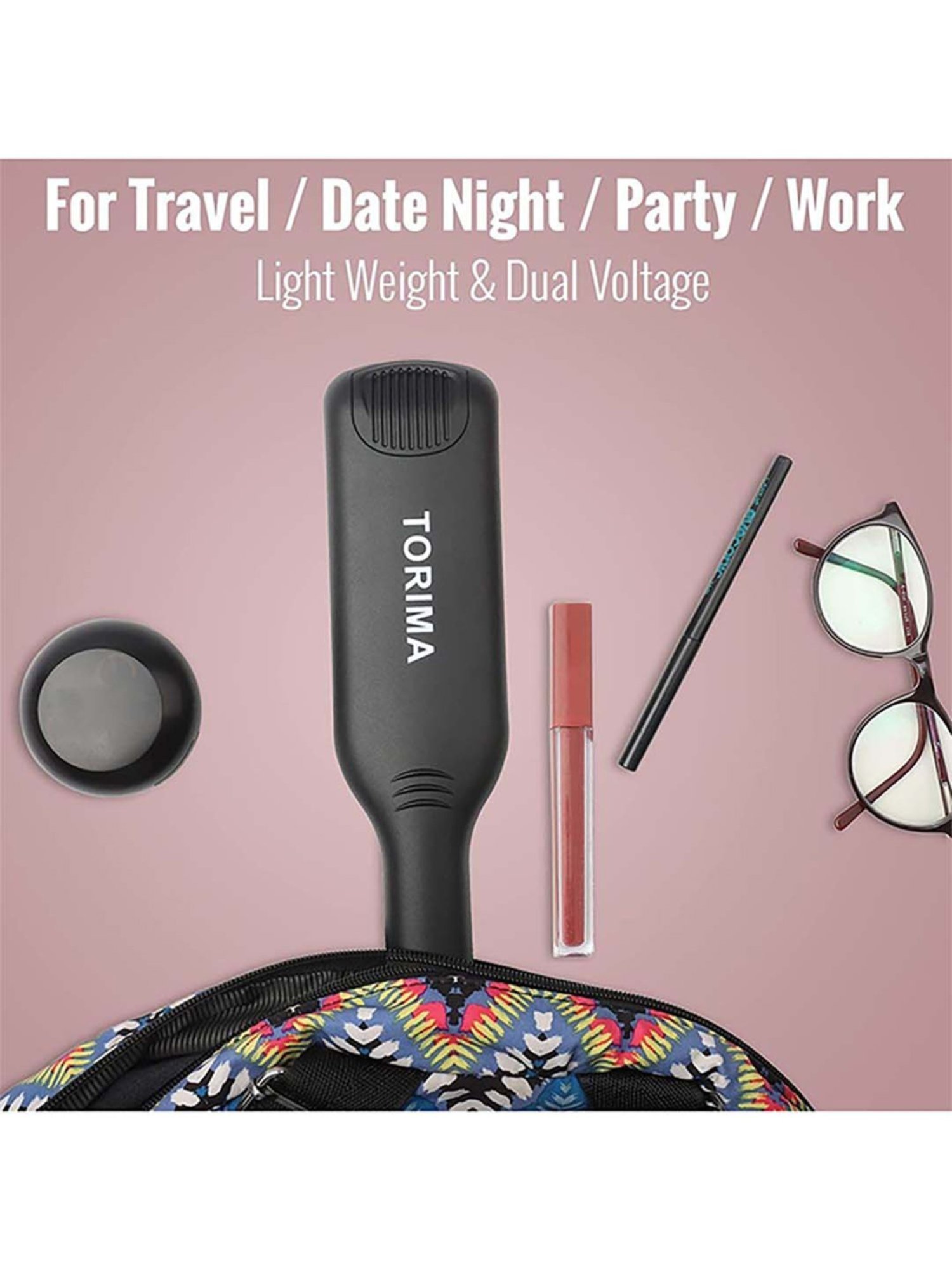 Gorgio Professional HS7800 Steam Hair Straightener (Black)