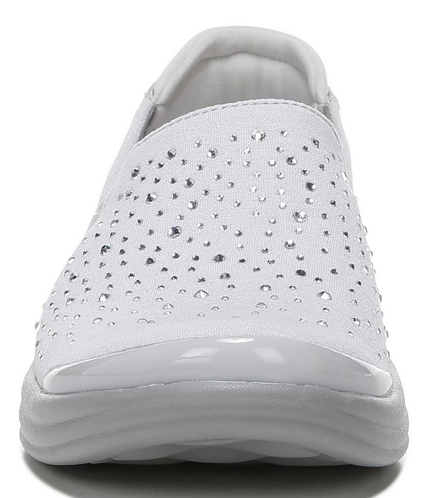 Bzees Poppyseed Rhinestone Slip-On Mesh Washable Shoes