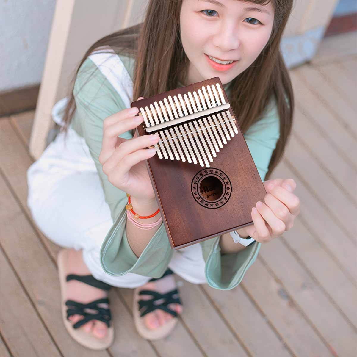 1Pc Kalimba Thumb Piano Musical Instrument for Beginner with Accessories Set