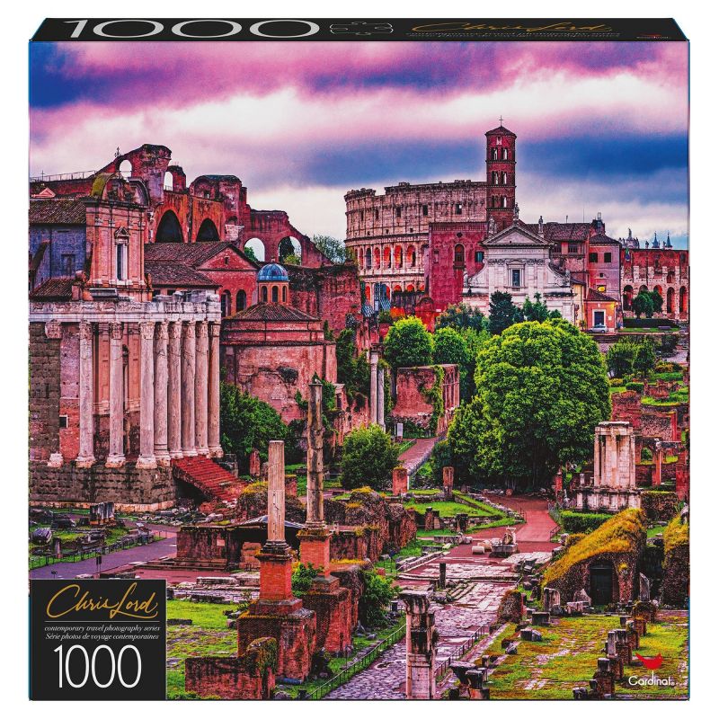 Cardinal Chris Lord: Rainy Roman Forum Jigsaw Puzzle - 1000pc