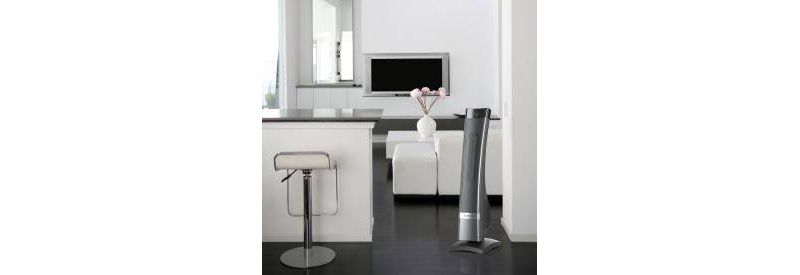 Lasko 5160 Portable Electric 1500 Watt Room Oscillating Ceramic Tower Space Heater with Remote, Adjustable Thermostat, Digital Controls, and Timer