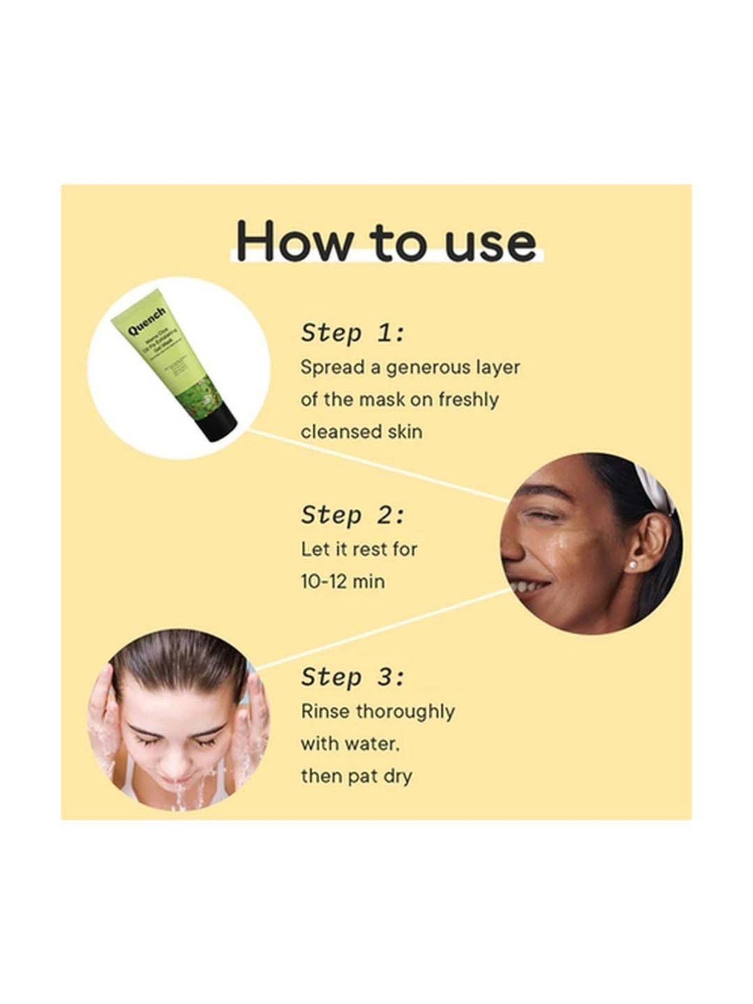 Quench Botanics Mama Cica Oil Fix Exfoliating Gel Mask - 50 ml