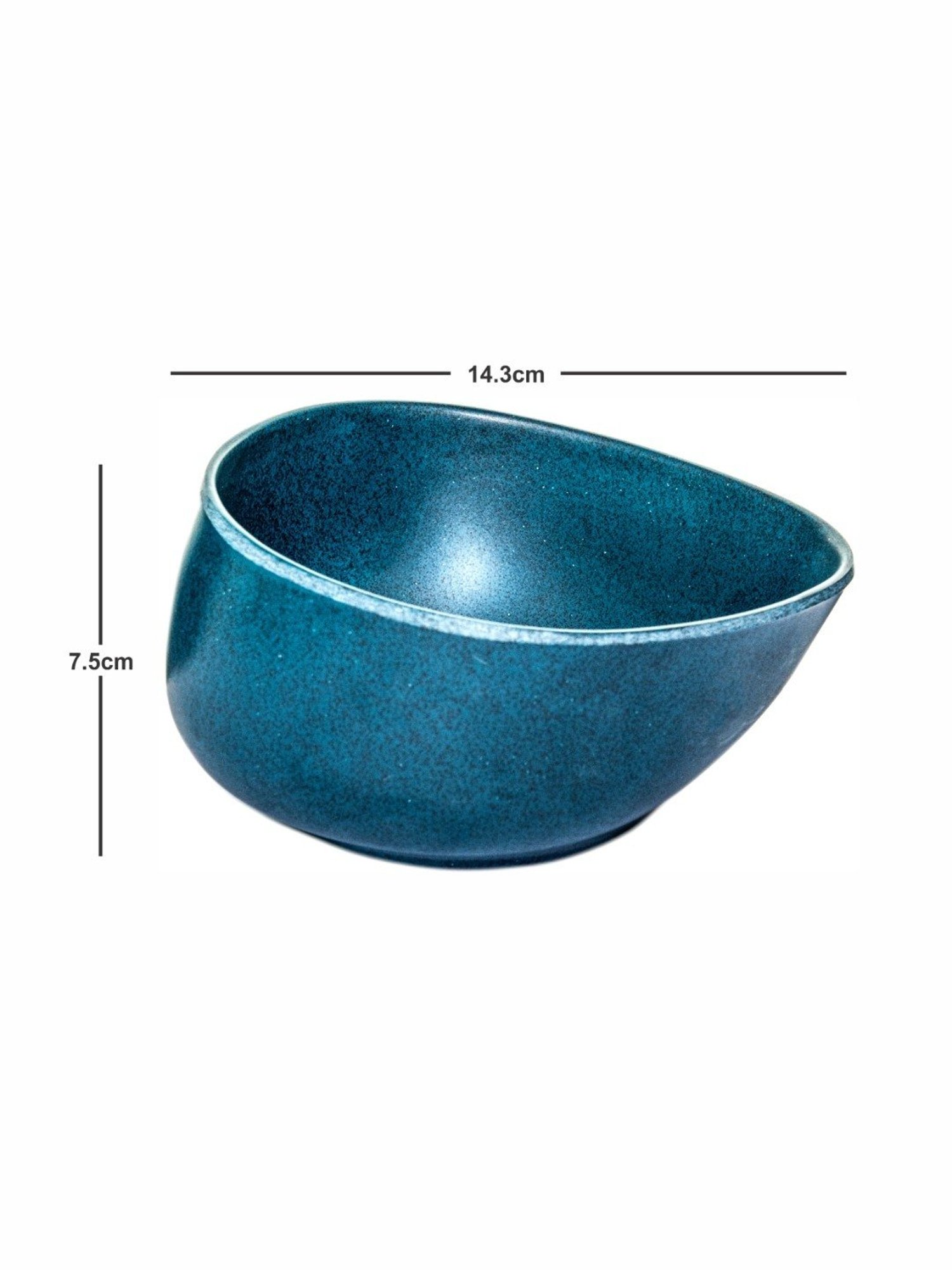 Stehlen Blue Melamine Retro Bowl - Set of 2