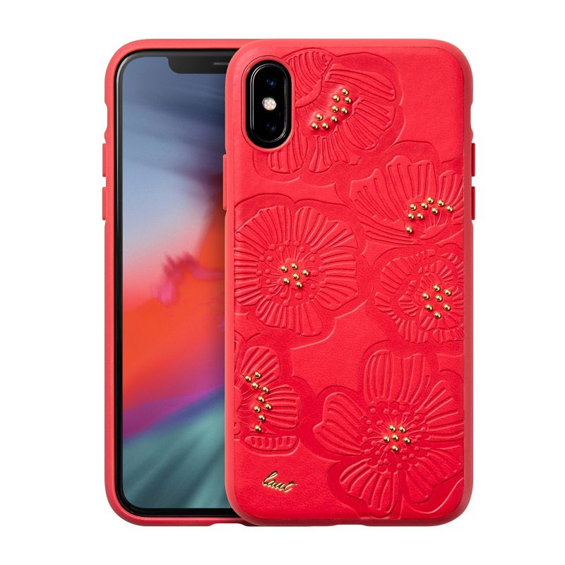 LAUT Apple iPhone XS Max Flora Case - Red