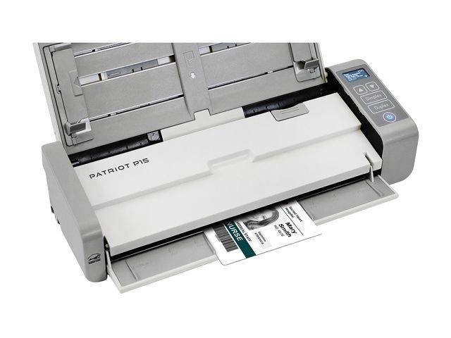 Visioneer Patriot P15 Portable Duplex Document Scanner