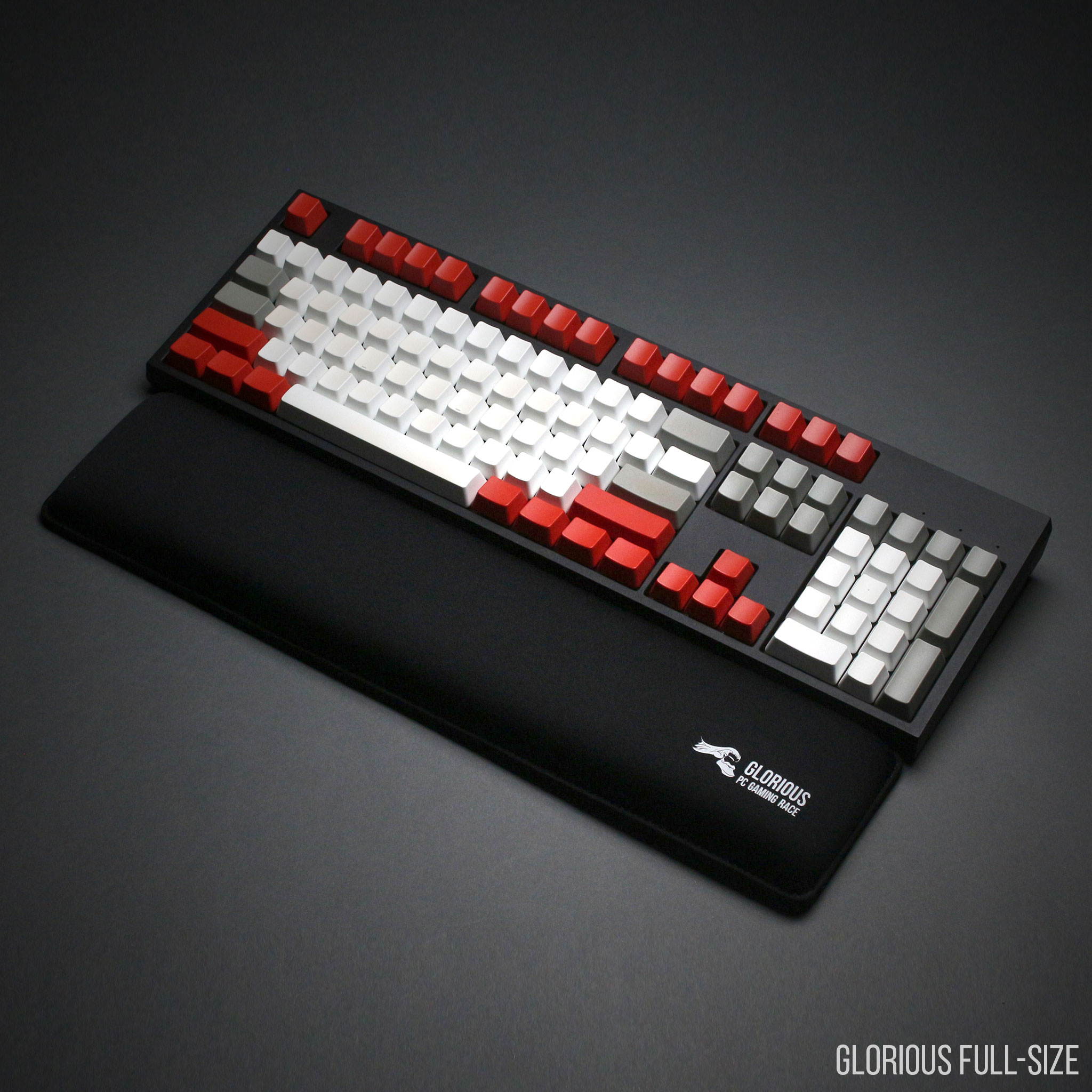 Glorious Gaming SLIM Wrist Pad/Rest - COMPACT SIZE Mechanical Keyboards,Stitched Edges,Ergonomic | 12x4 inches/13mm Thick (GSW-75)