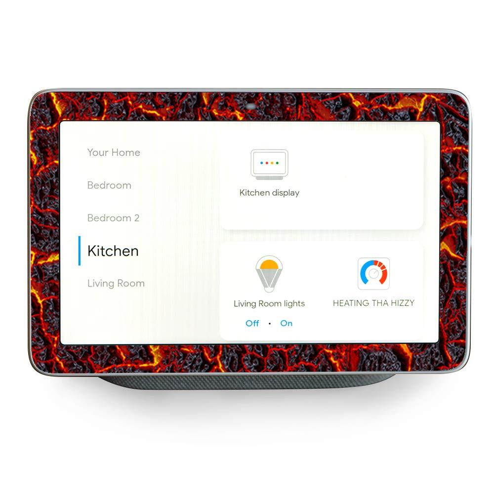 Skin Decal Vinyl Wrap for Google Home Hub | Decal Stickers Skins Cover |Burnt Top Lava Eruption ash