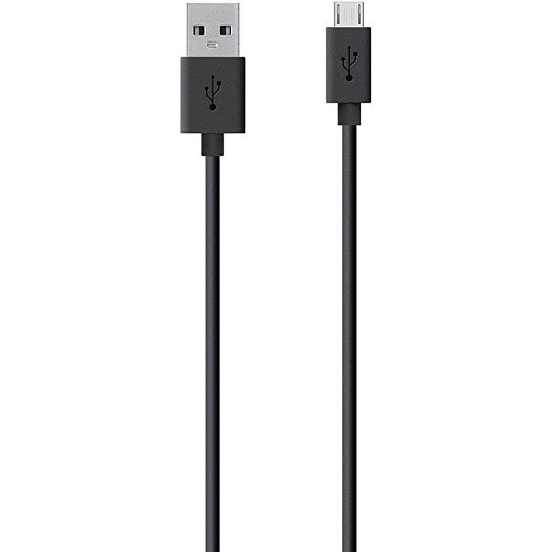MIXIT Micro USB Cable for Samsung Phones Black 4 Feet