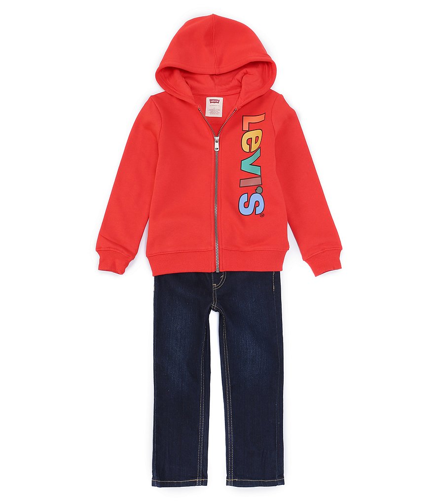 Kinetic by Class Club Little Boys 2T-7 Short-Sleeve Play Hard Performance Tee and Shorts Set