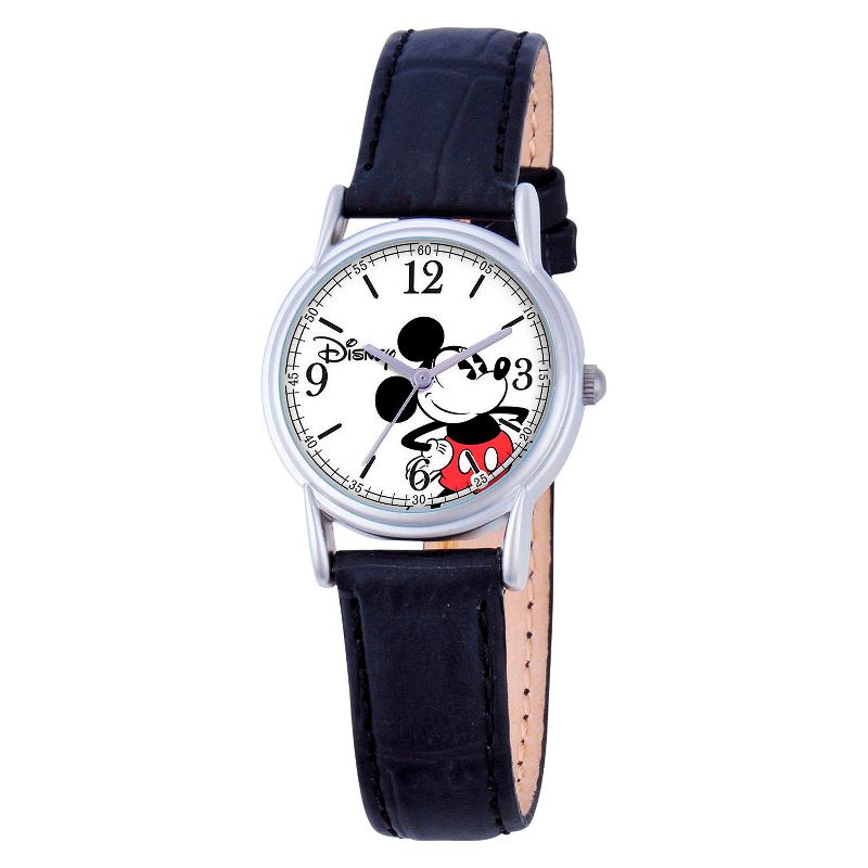 Women's Disney Alice in Wonderland Silver Alloy Watch - Red