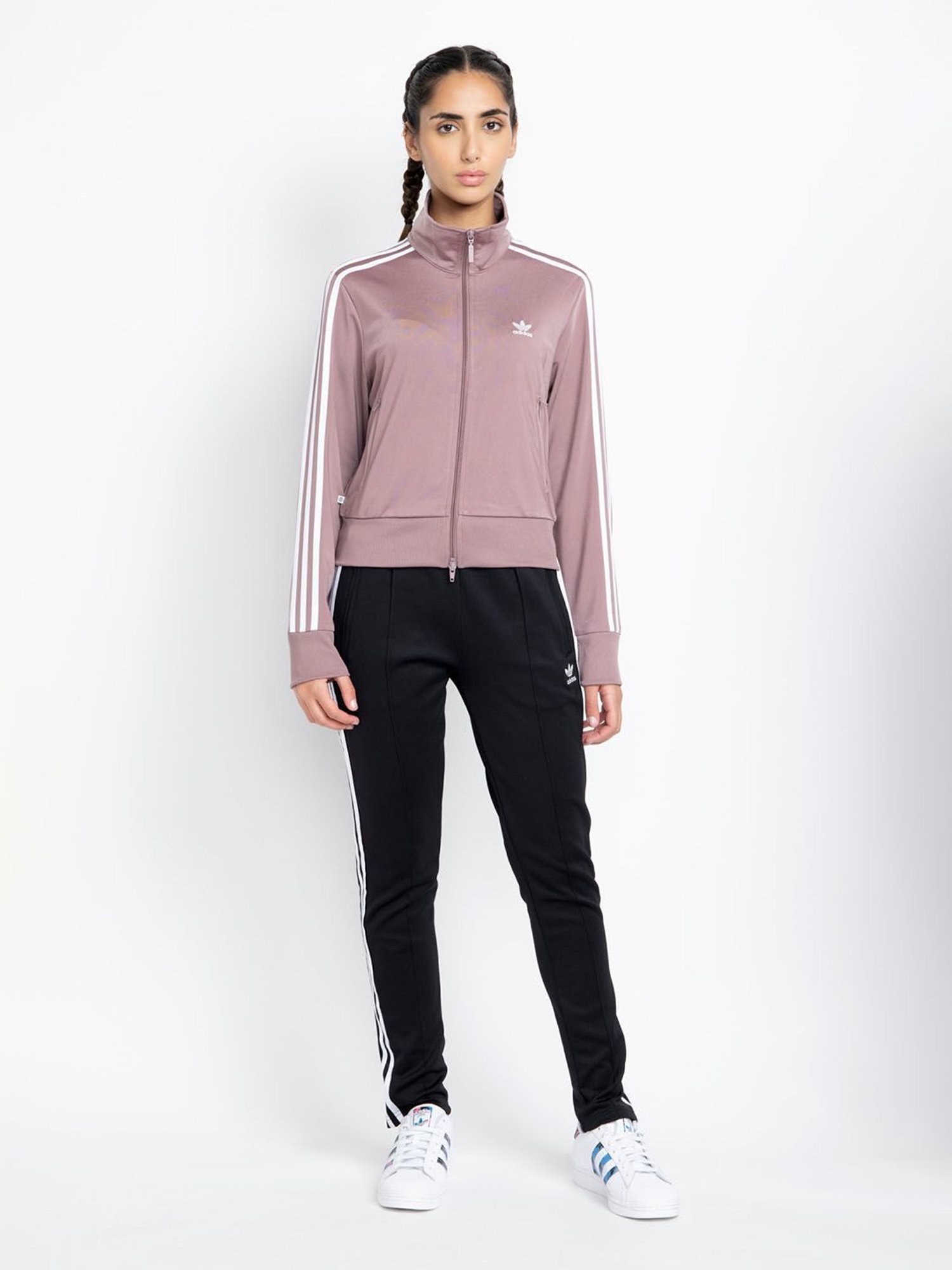 Adidas Originals Brown Striped Jacket