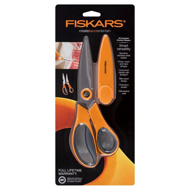 Fiskars 2pc Stainless Steel Kitchen Shears