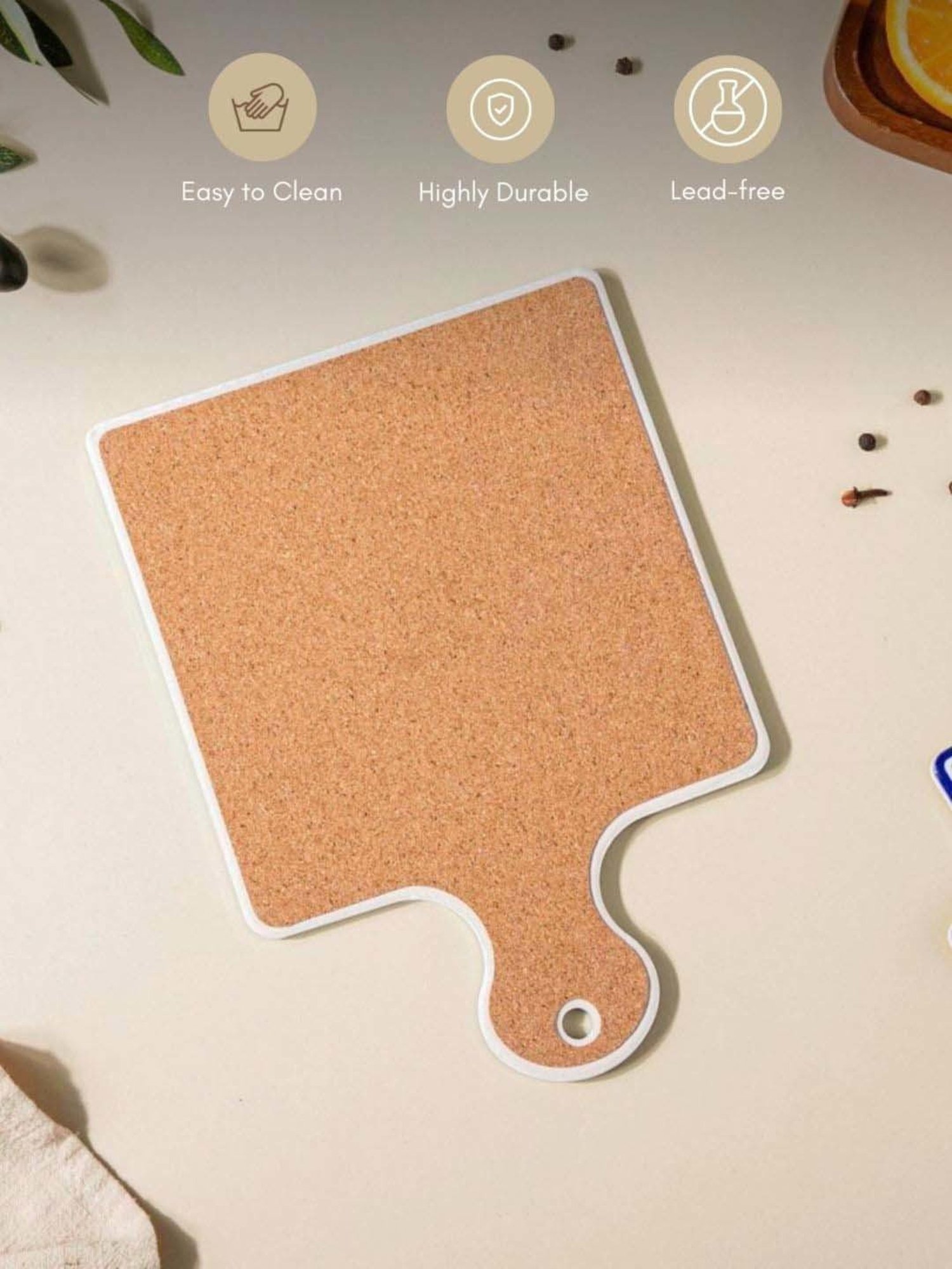 ICRAFT Multicolor Mdf Mor Series Trivets - Set of 4