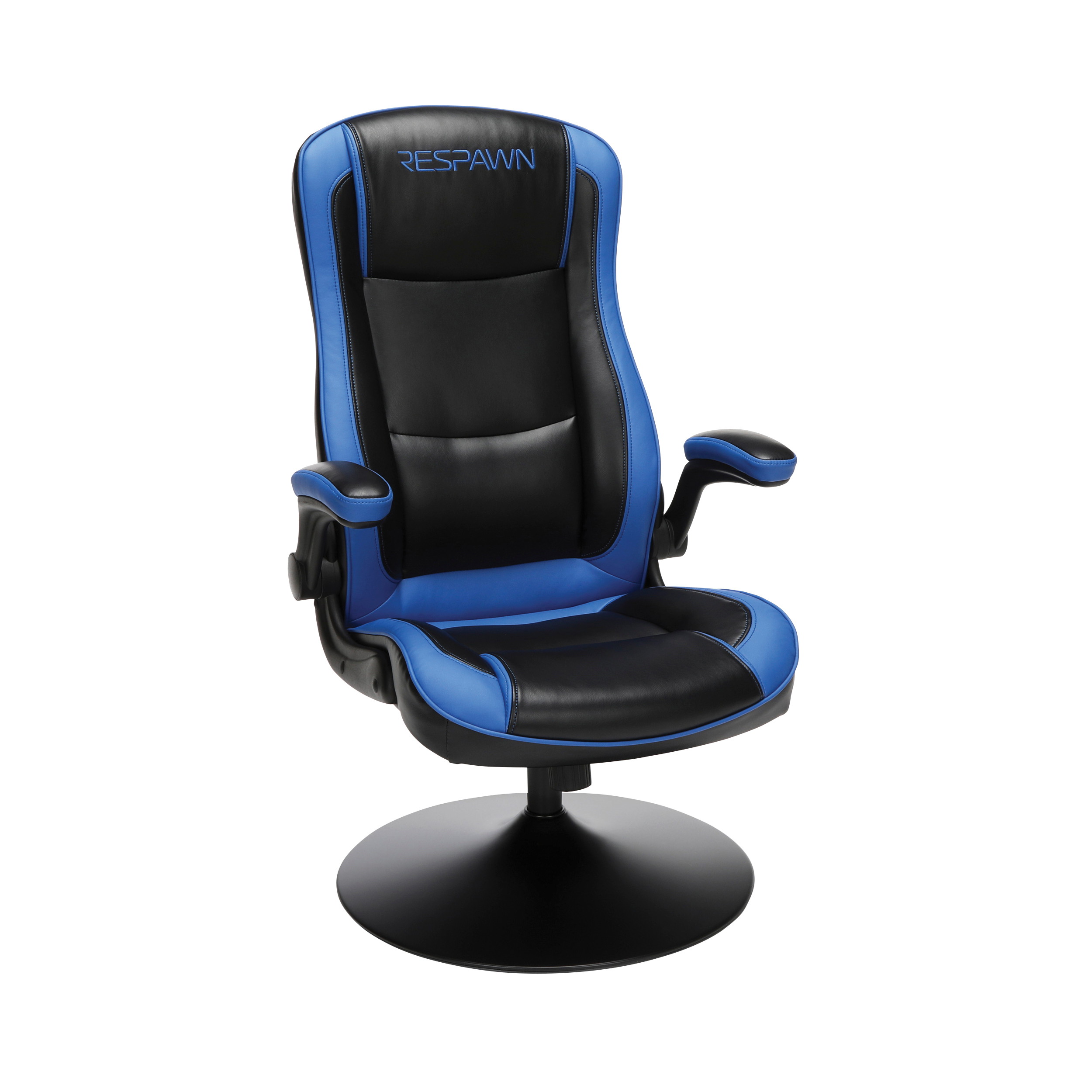RESPAWN-800 Racing Style Gaming Rocker Chair, Rocking Gaming Chair, in Blue (RSP-800-BLK-BLU)