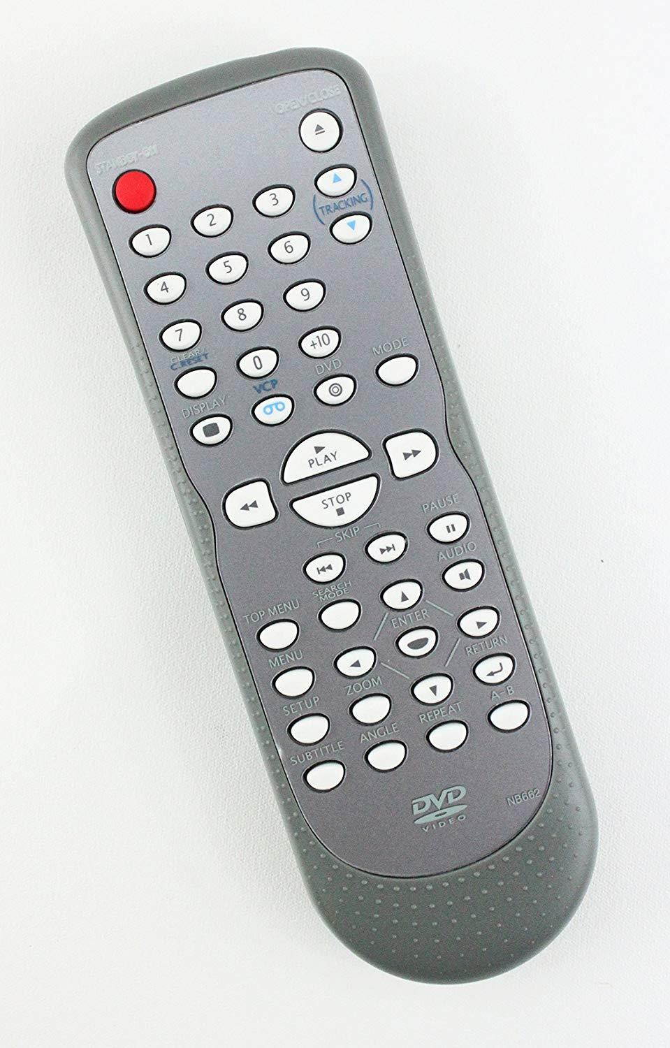 Original Magnavox NB662 DVD/ VCR Combo Remote Control for Models DV200MW8, DV200MW8A