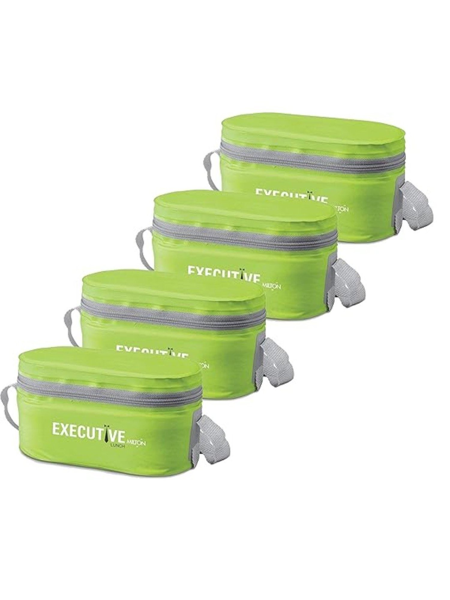 Milton Executive Green Plastic Lunch Box - Set of 3