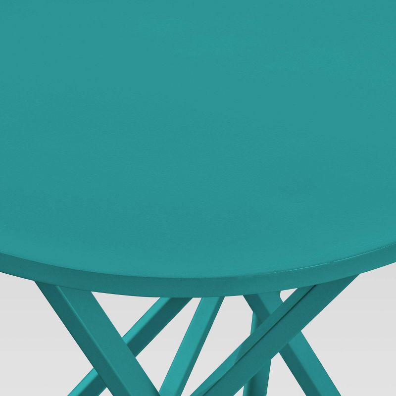 4-Person Rockshire Rectangle Pub Table - Natural and Black - Aiden Lane