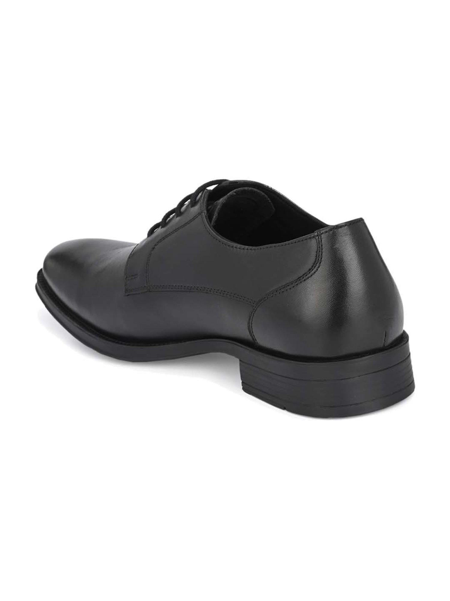 Delize Men's Black Derby Shoes