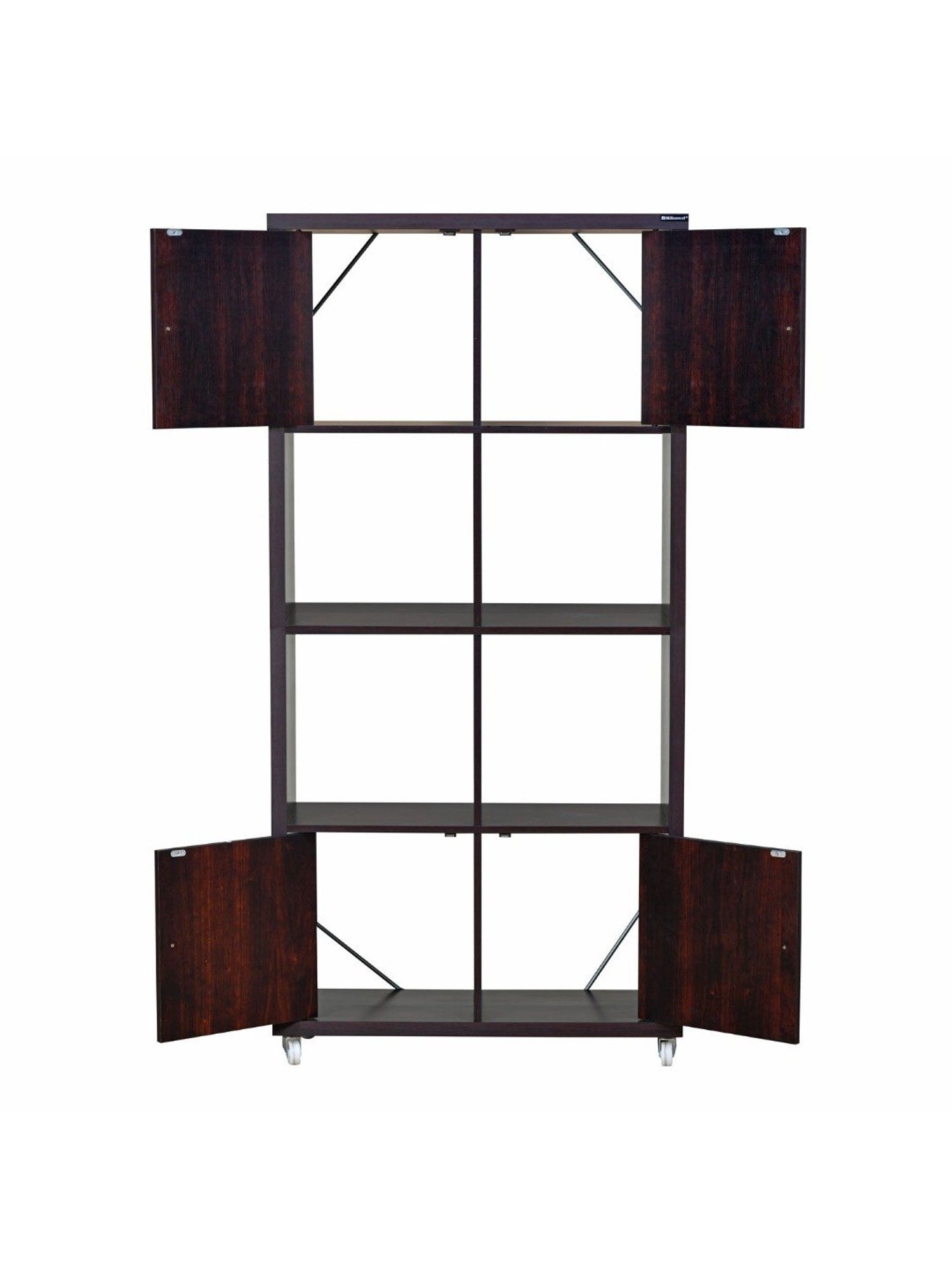 Nilkamal Cora White Engineered Wood TV Entertainment Unit with 2 Shelves
