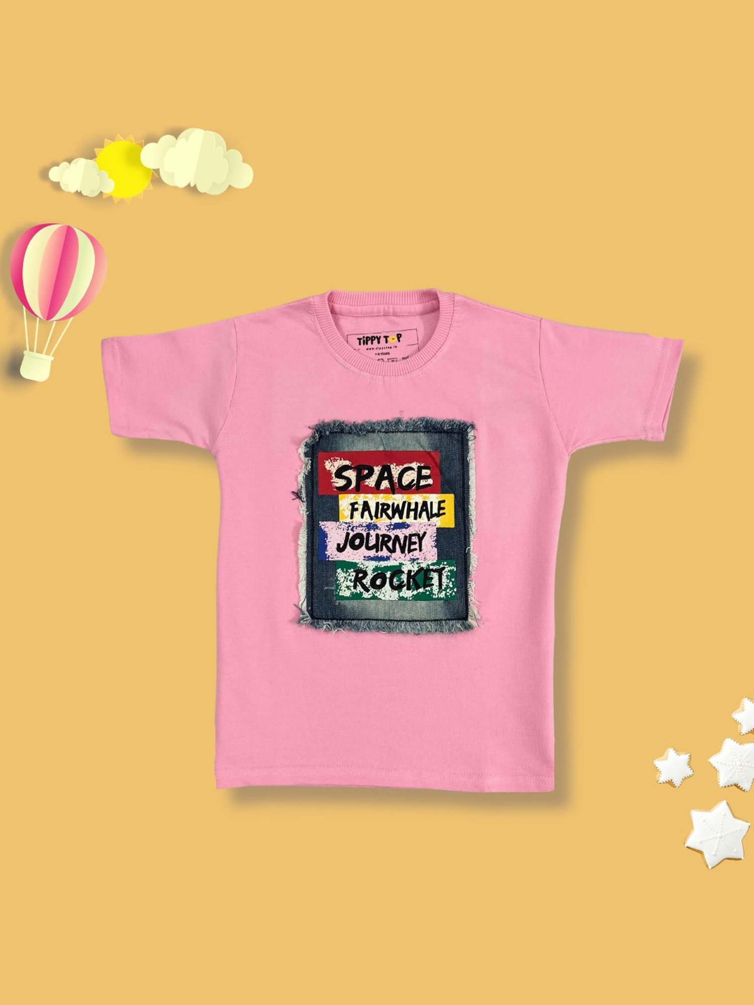 Tippy Top Kids Pink Graphic Print T-Shirt