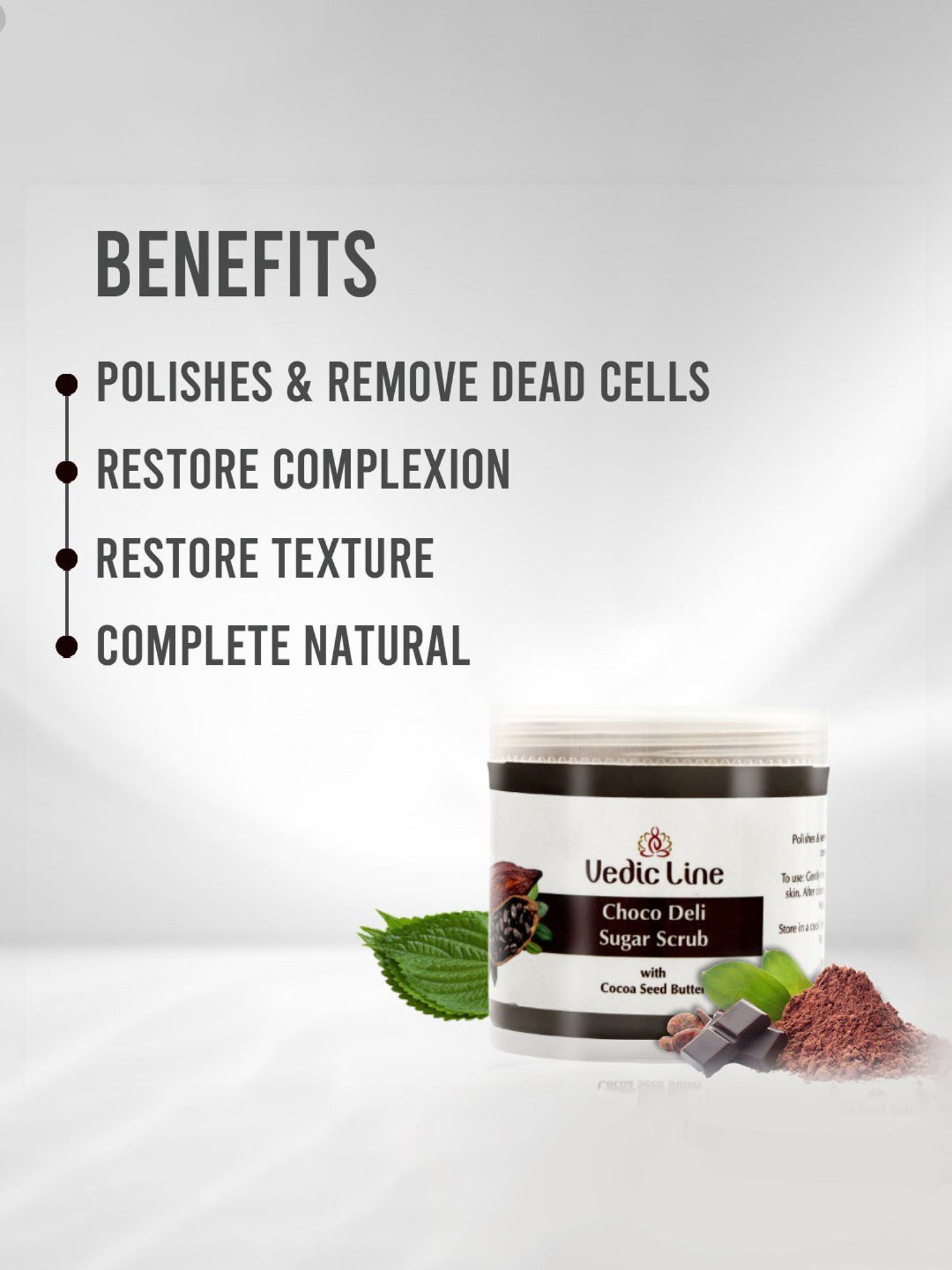 VEDIC LINE Choco Deli Sugar Scrub - 100 ml