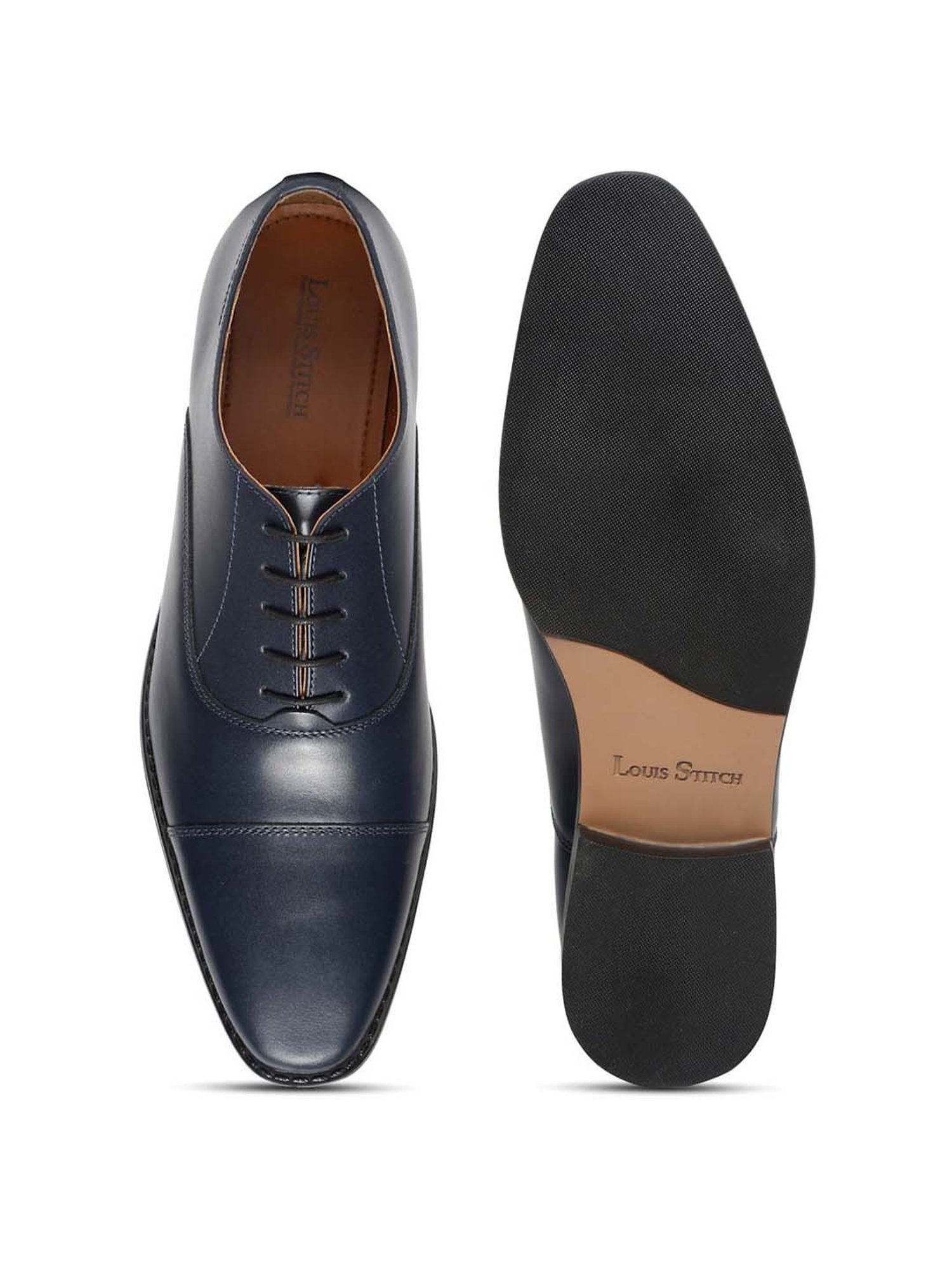 Louis Stitch Men's Blue Oxford Shoes