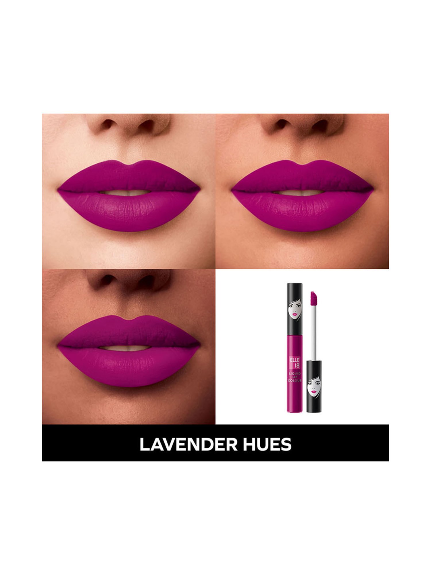 Elle 18 Liquid Lip Colour Lavender Hues - 5.6 ml