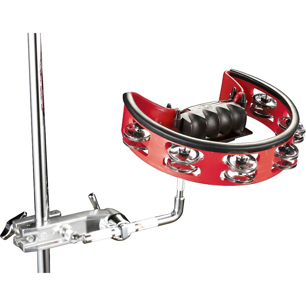 Pearl Ultra-Grip Steel Tambourine Red