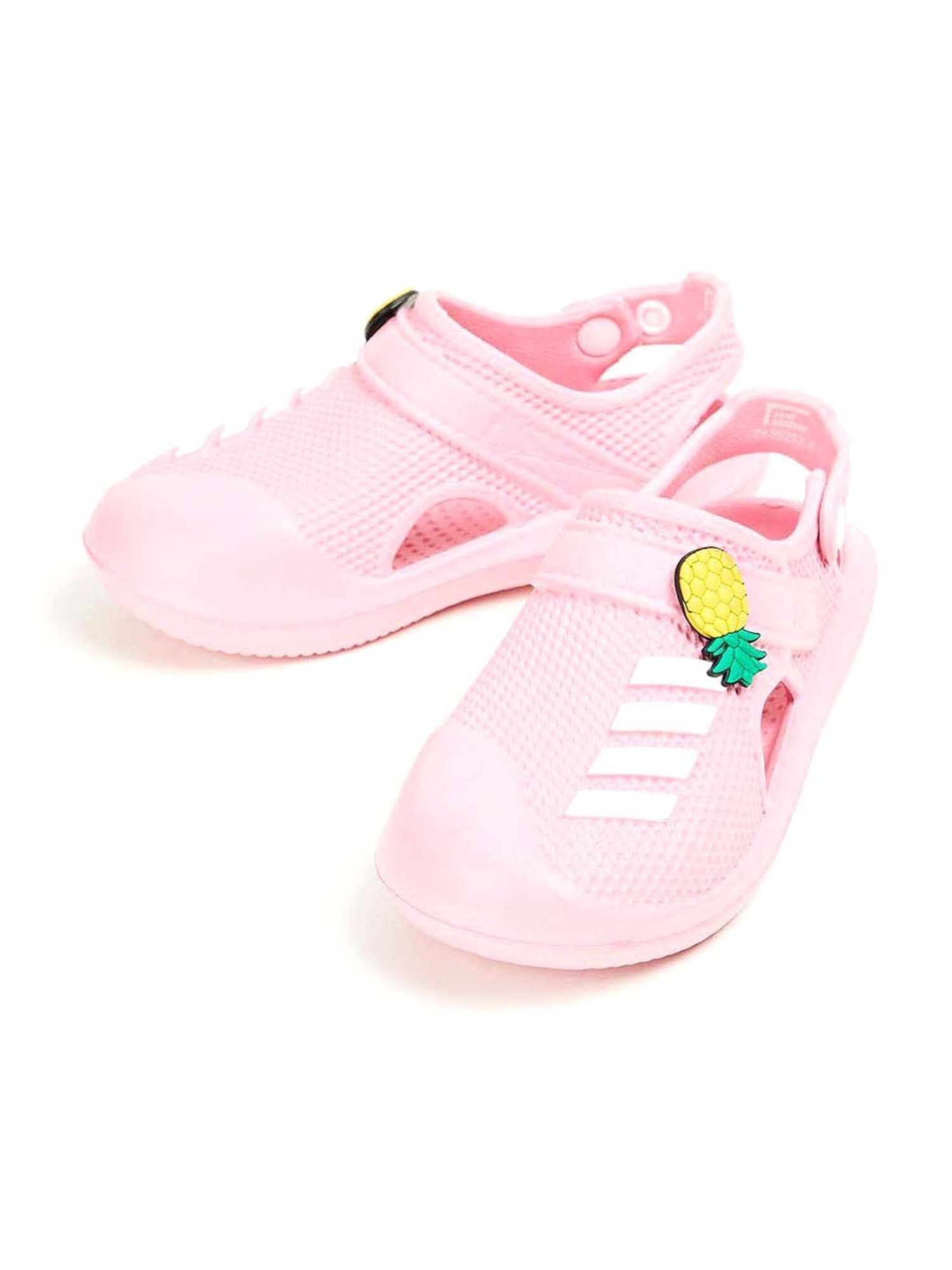 Passion Petals Kids Pink Sling Back Clogs