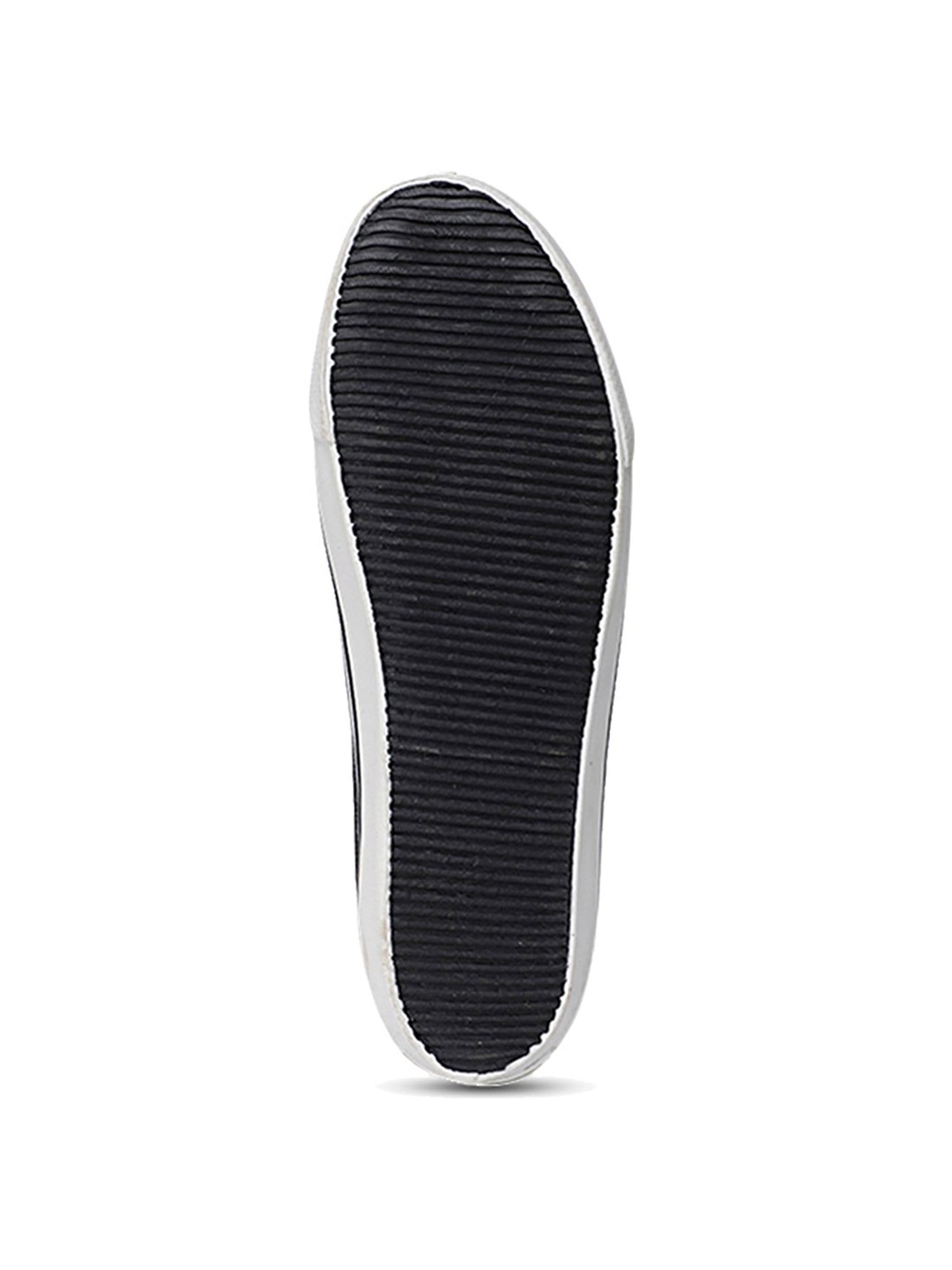 North Star by Bata Men's Black Casual Sneakers