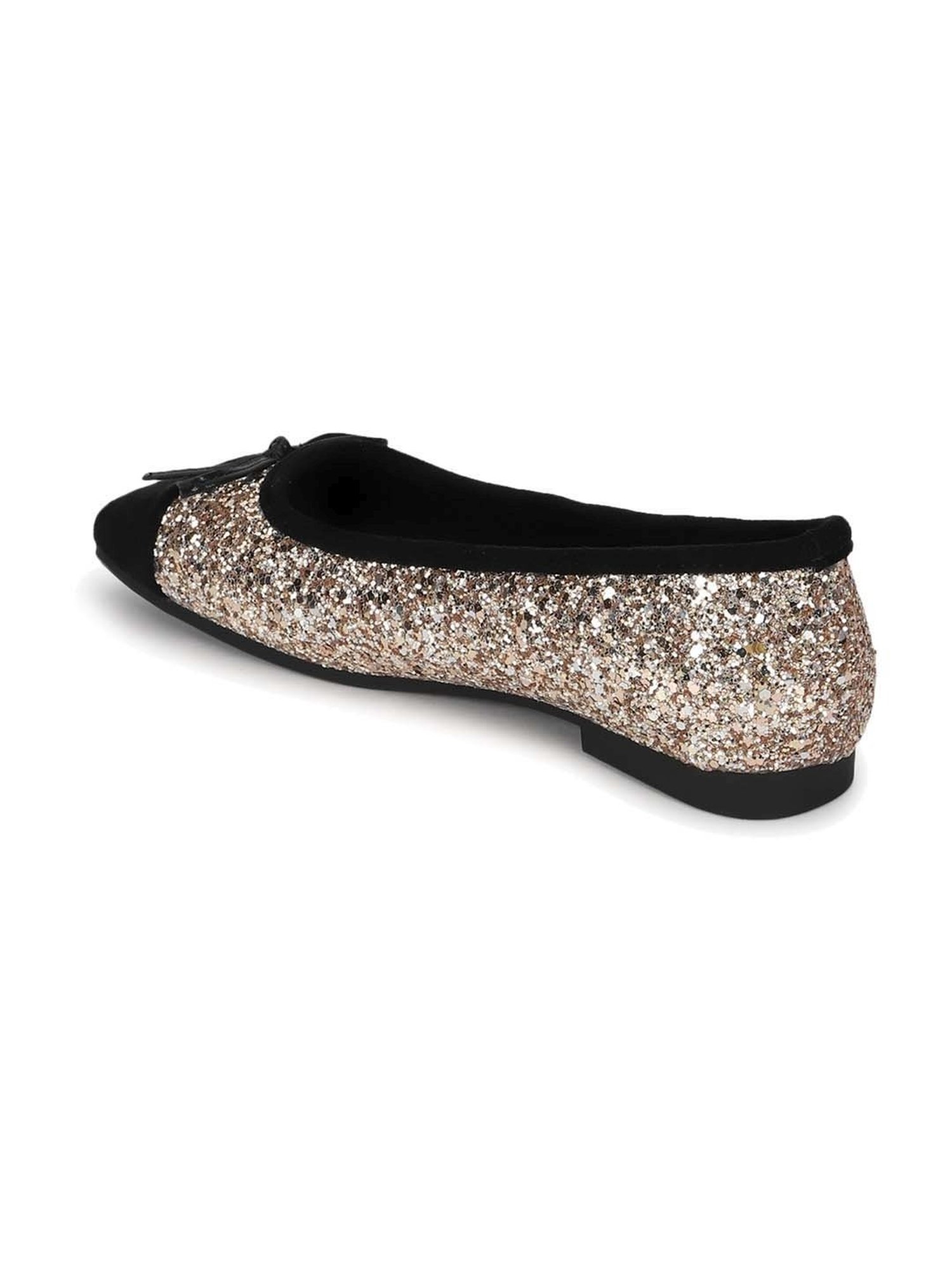 Truffle Collection Women's Golden Flat Ballets