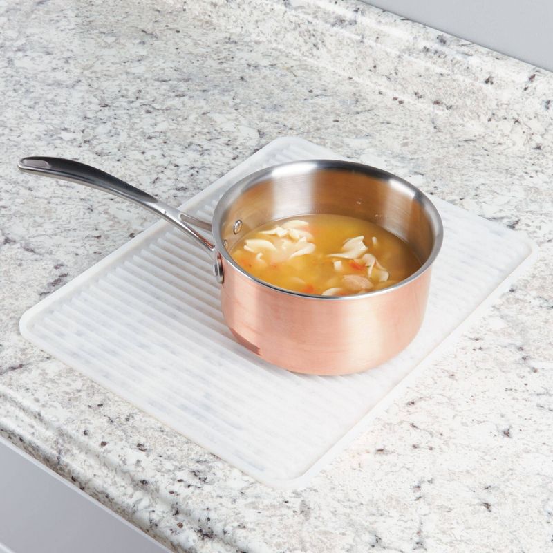 iDESIGN Lineo Large Drying Mat Clear