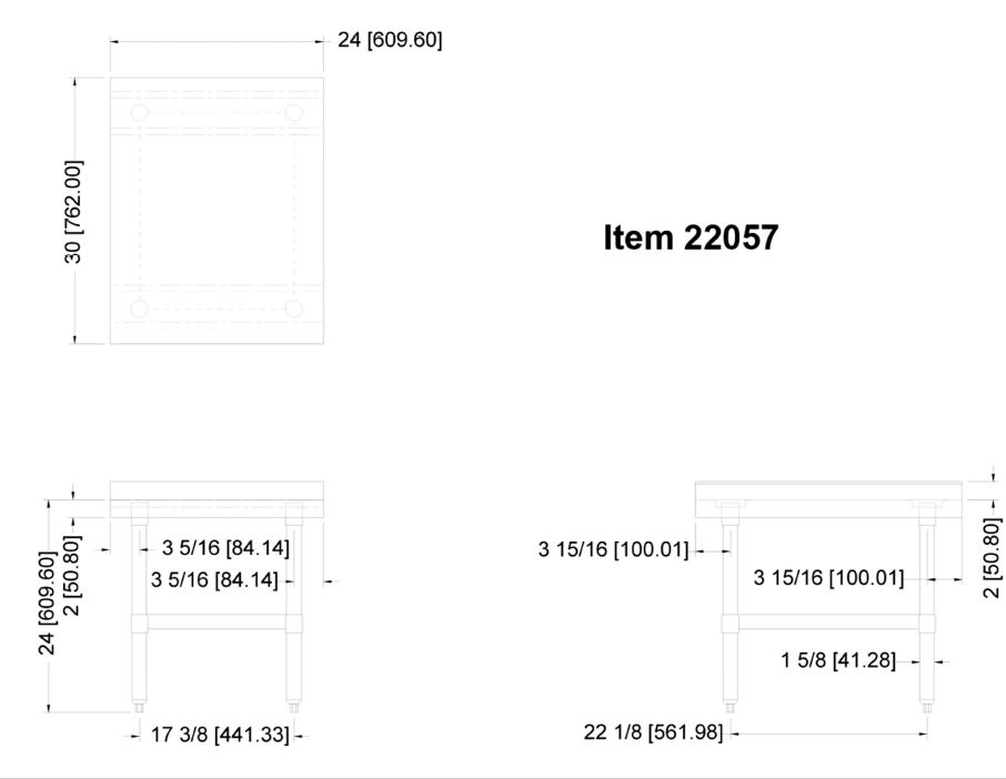 Equipment Stand 30" X 24"