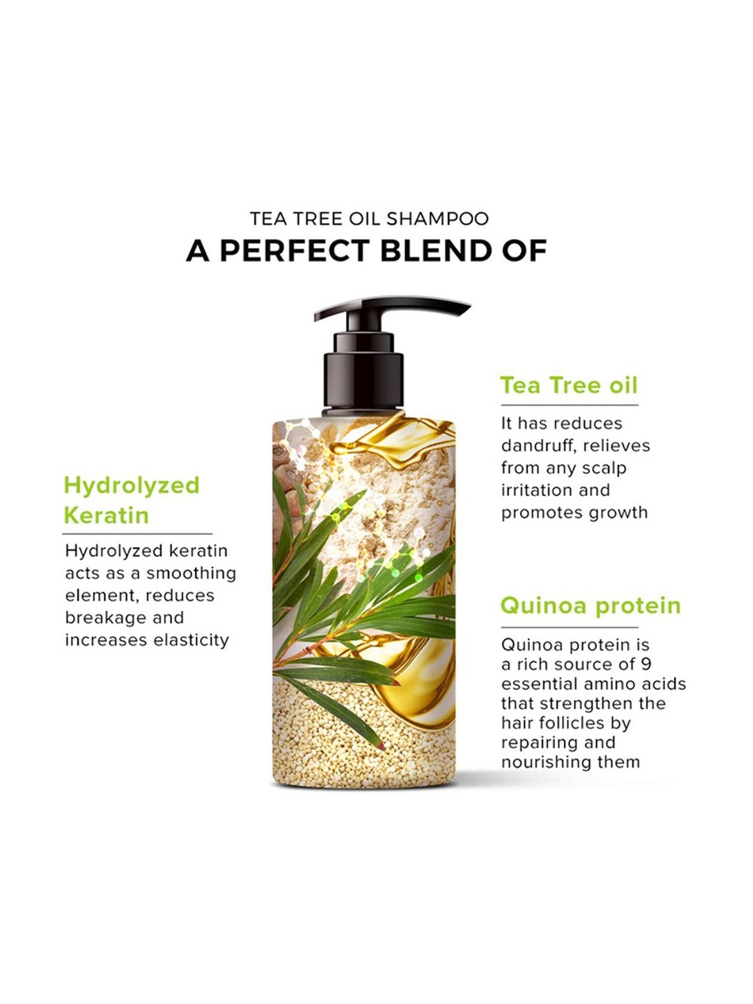 De Fabulous Tea Tree Oil Shampoo - 250 ml