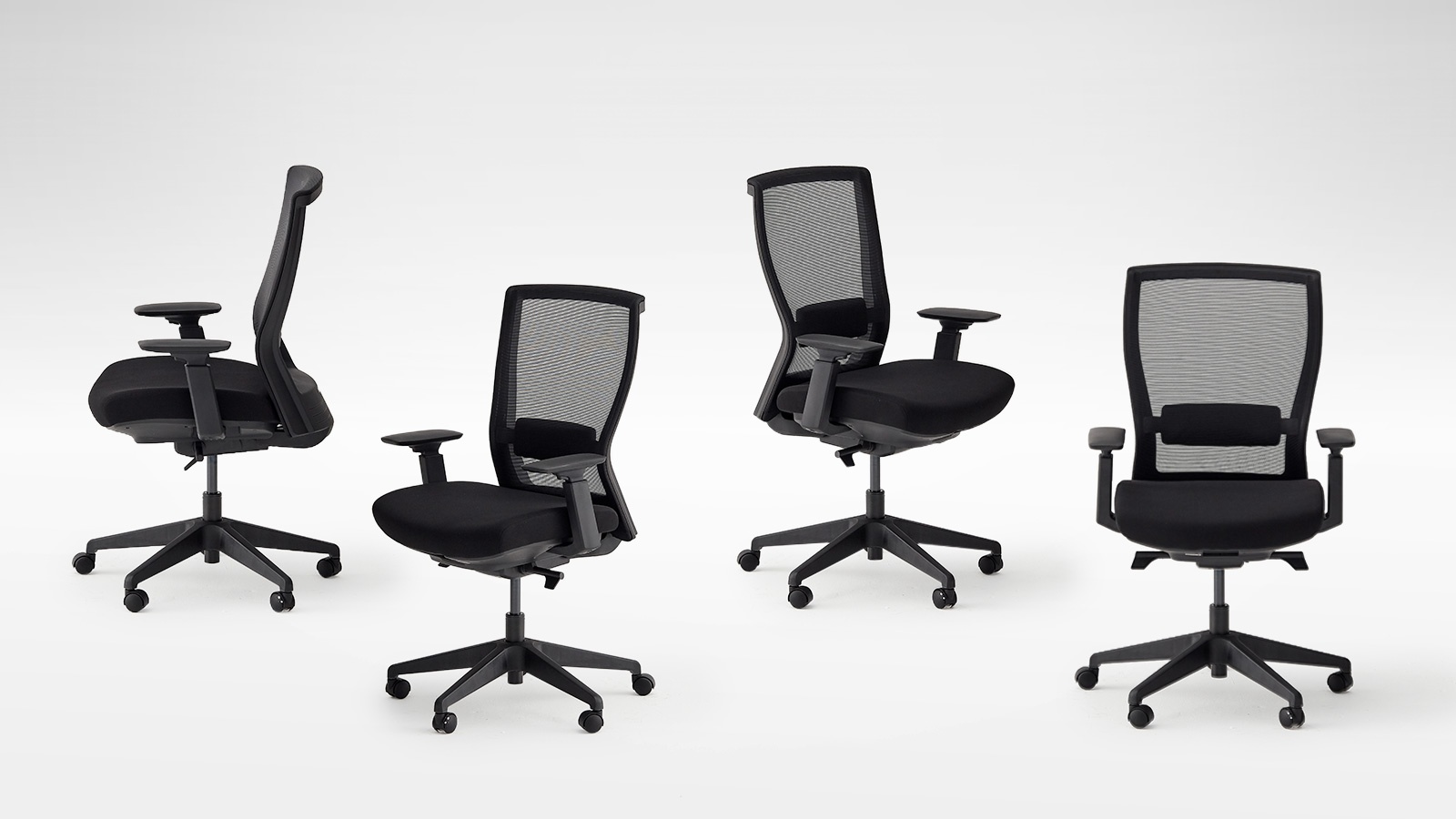 Autonomous Ergonomic Office Chair - ErgoChair Core without Rest All Black