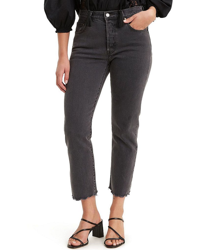 Celebrity Pink Shadow Knee Mid Rise Straight Jeans