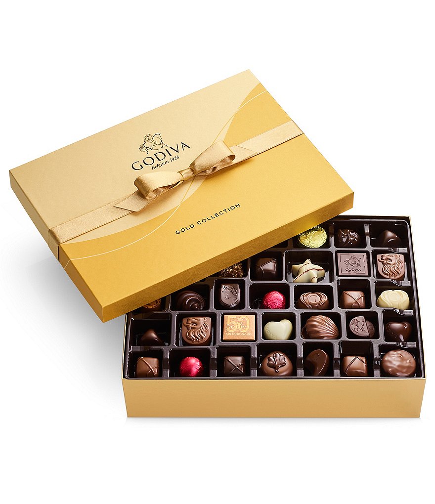 Godiva Chocolatier 70-Piece Gold Gift Box