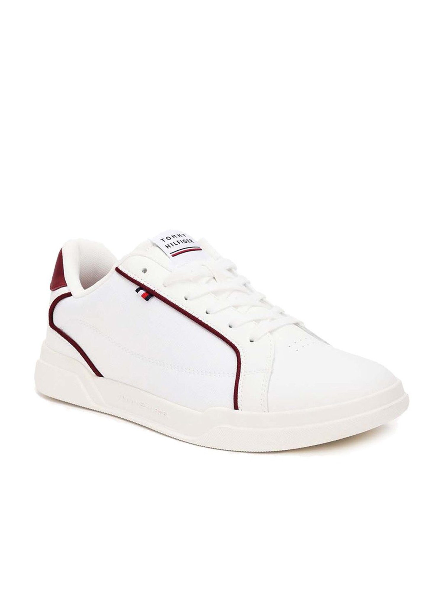 Tommy Hilfiger Men's White Casual Sneakers