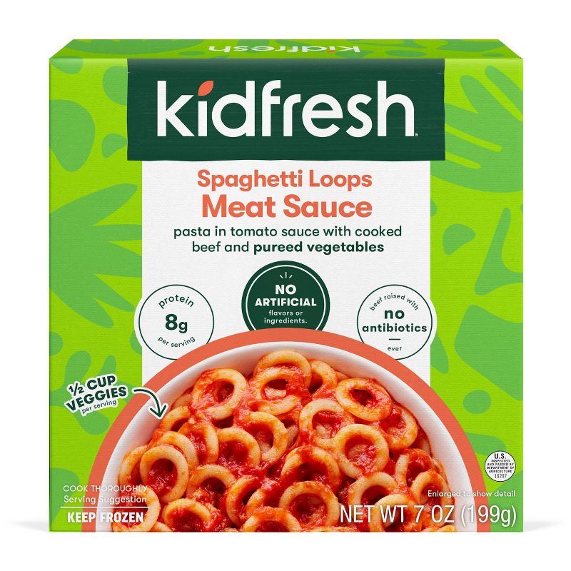 Kidfresh Spaghetti Loops Frozen Bolognese - 7oz
