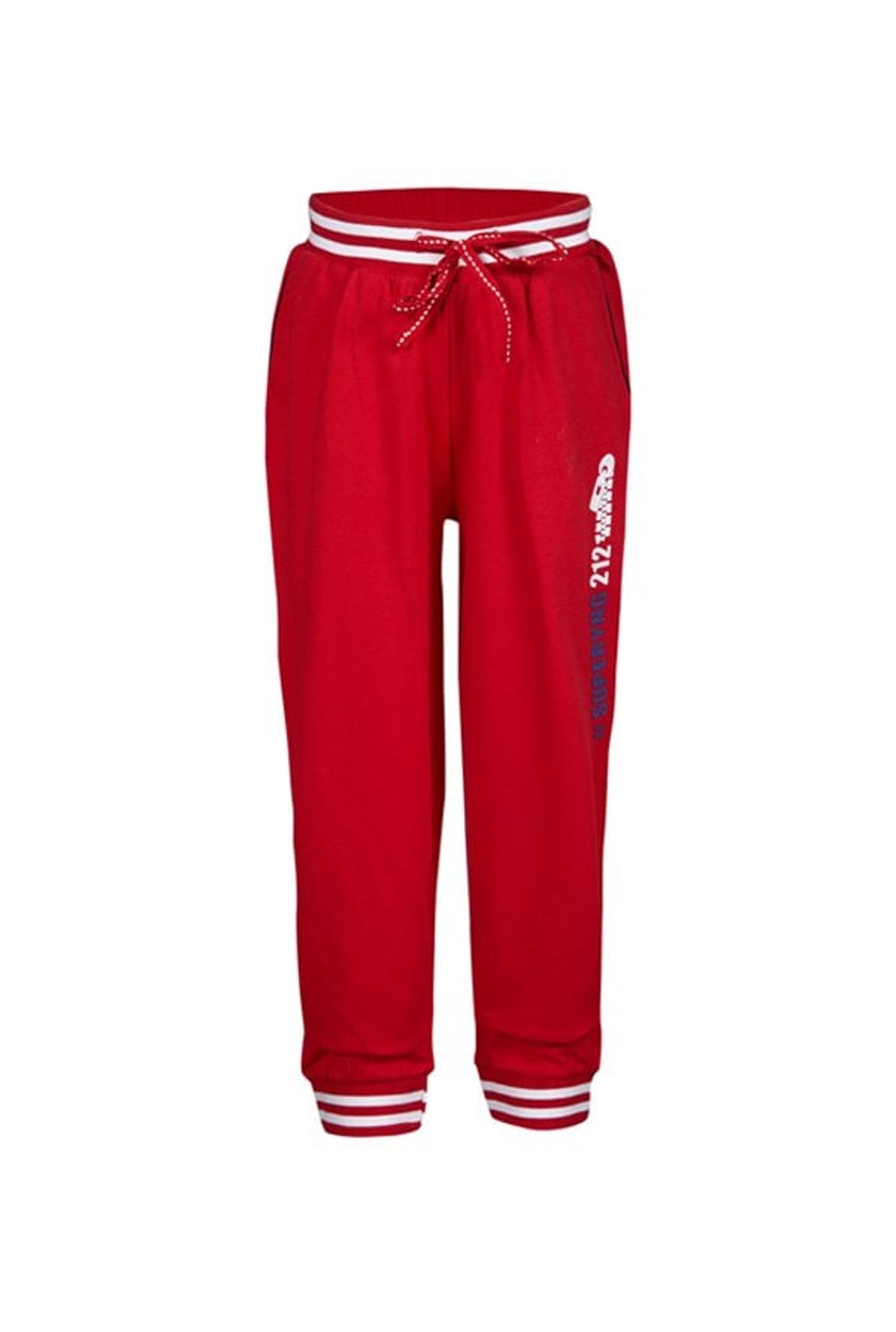 Superyoung Boys Red Solid Joggers
