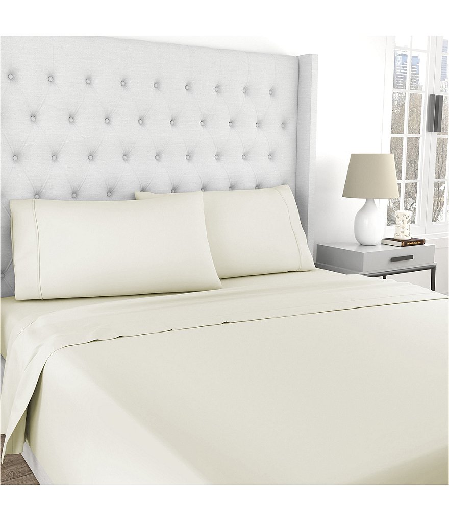 2 Pcs Standard 20"x26" Silk Satin Silky for Hair and Skin Pillowcase Black  - PiccoCasa