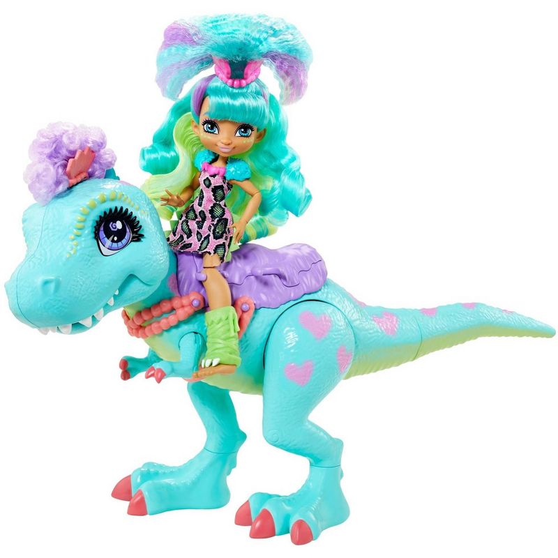 Cave Club Rockelle Doll & Tyrasaurus Dinosaur Playset