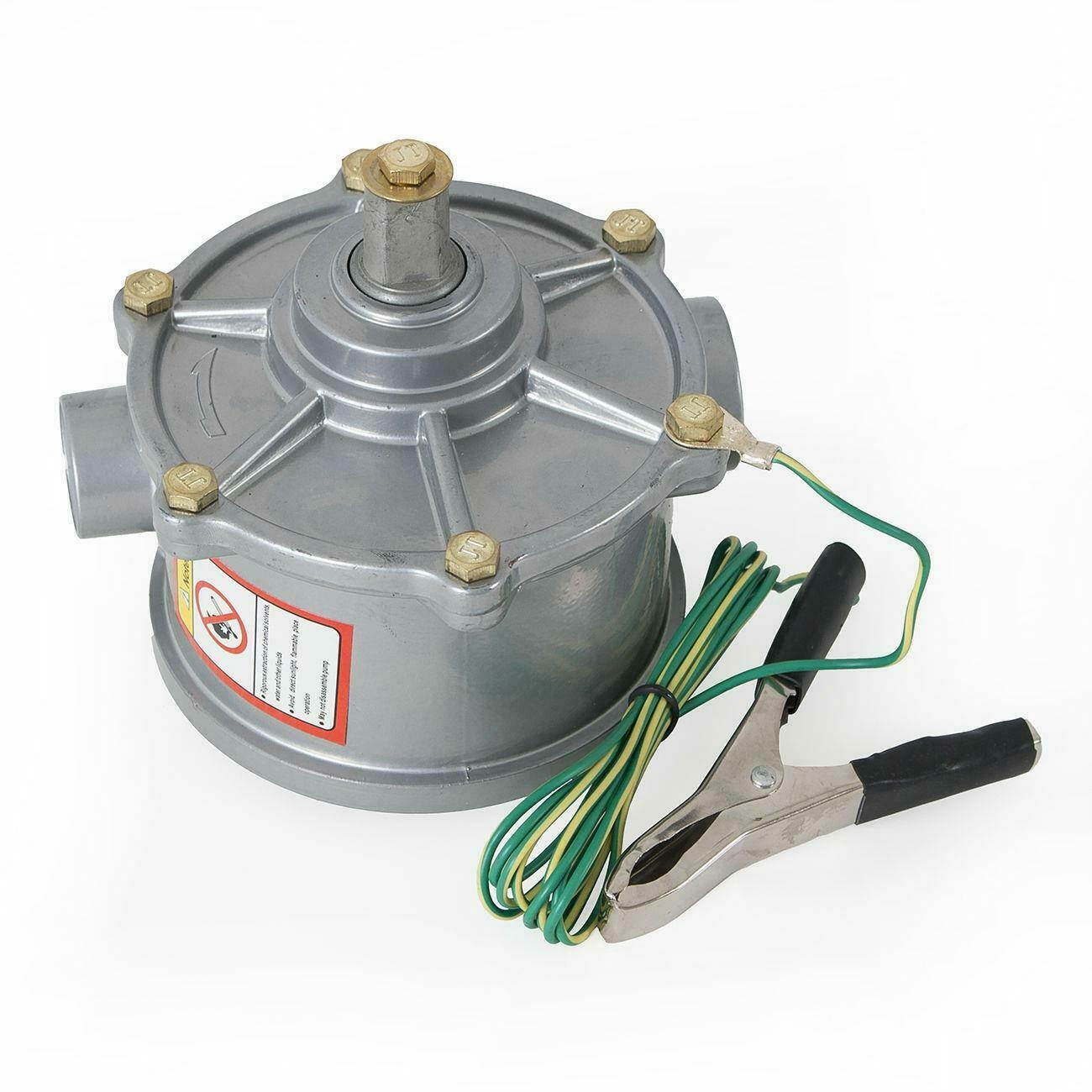 30 Gallon  Gas Fuel Storage Tank Can + Manual Reversible Rotary Hand Pump